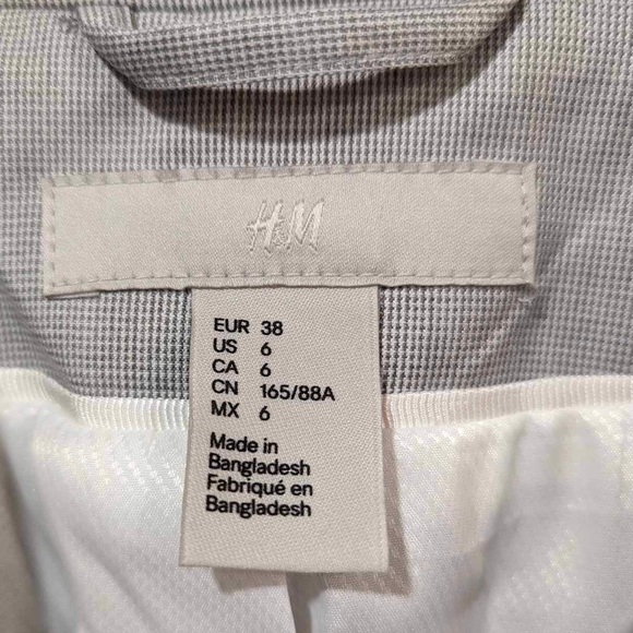 Grey H&M Blazer - Picture 2 of 4